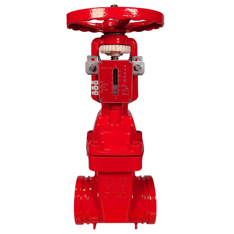 Grooved Gate Valve with Rising Stem & Signal