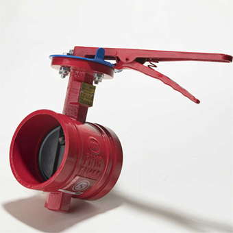Lever Grooved Butterfly Valve